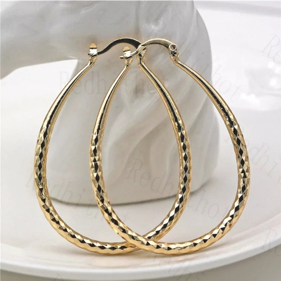Gold Filled Hoop Earrings - Picture 3 of 5